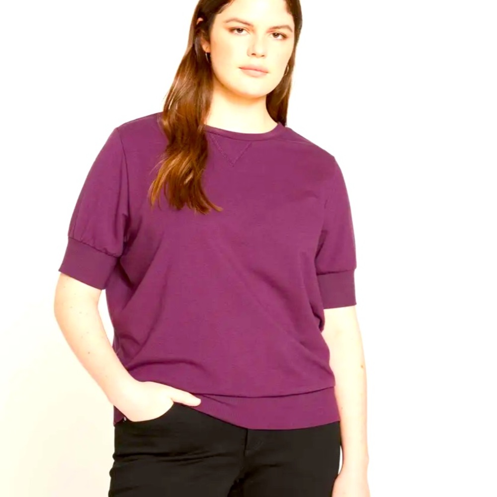 NWT Universal Standard t-shirt sweatshirt  XXS 6-8  So Soft!